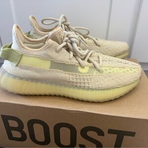Women’s Yeezy Boost Sneakers - Cream and Yellow